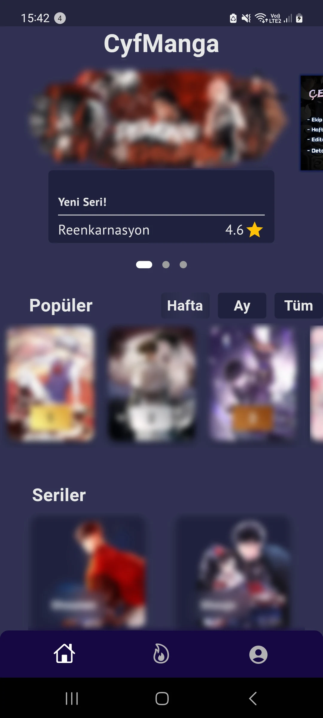 CyfManga - Türkçe Manga Oku screenshot